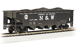 Bachmann Norfolk & Western - 40' Hopper - HO Scale Model Train