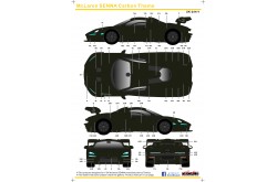 S.K. Decals McLaren Senna Carbon Theme - 1/24 Scale