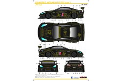 S.K. Decals LB-WORKS Nissan GT-R R35 type 2 JPS (John Player Special) Style Decals  - 1/24 Scale