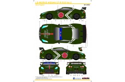 S.K. Decals LB-WORKS Nissan GT-R R35 type 2 GT3 Zero Fighter Style Decals for Aoshima  - 1/24 Scale