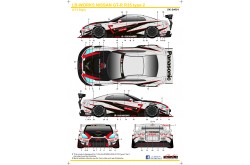S.K. Decals LB-WORKS Nissan GT-R R35 type 2 GT3 Style Decals  - 1/24 Scale - SK-24091