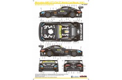 S.K. Decals Mercedes-AMG GT3 Macau 2018 No.1 GruppeM Racing Decals (Tamiya)  - 1/24 Scale