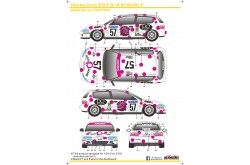 S.K. Decals Honda Civic EG6 Gr.N NORI.P House (Hasegawa) - 1/24 Scale