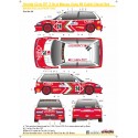 S.K. Decals Honda Civic EF3 Gr.A Macau Guia 89 Carbin Decals (Beemax) - 1/24 Scale