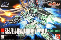 Bandai HGUC Gundam Unicorn Full Armor Destroy Mode HG - Green Version - 1/144