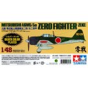 Tamiya Mitsubishi A6M5/5A (Zeke) Zero Fighter Silver Plated - 1/48 Scale Model Kit