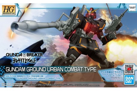 Bandai 07 Gundam Ground Urban Combat Type HG GBB - 1/144 Scale Model Kit