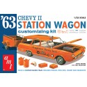 AMT 1963 Chevy II Station Wagon w/Trailer - 1/25 Scale Model Kit