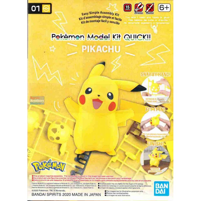 Pokemon Model Kit: Pikachu (BLFBAS5056808) - Game Goblins