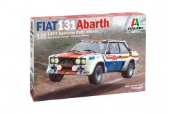 Italeri Fiat 131 Abarth 1977 San Remo Rally Winner - 1/24 Scale Model Kit - ITA-3621