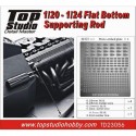 Top Studio 1/20 - 1/24 Flat Bottom Supporting Rod