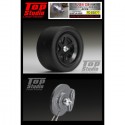 Top Studio 1/24 C9 (For Tamiya) Wheel Center Lock Nuts