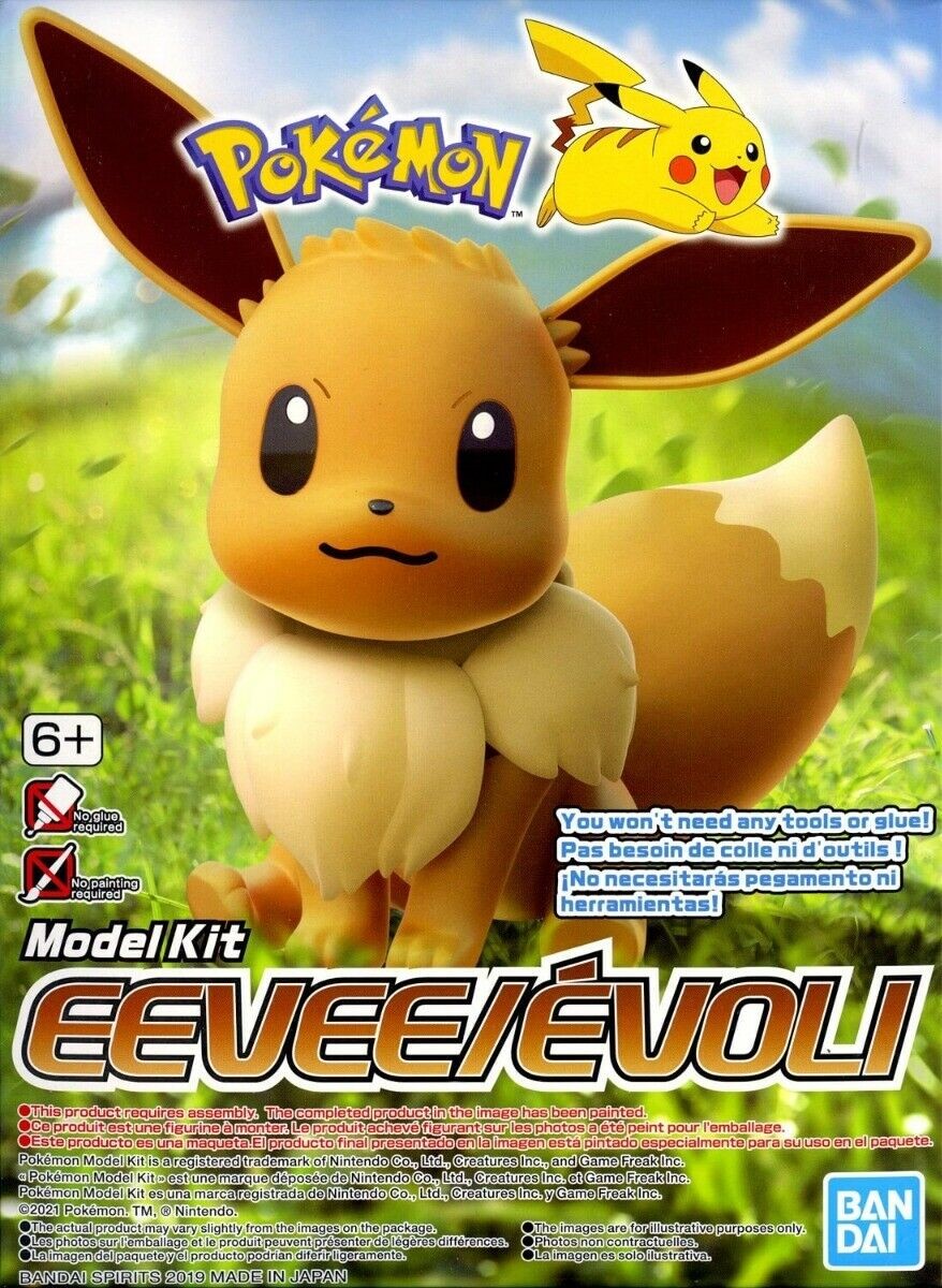 #2487423 BanDai Pokemon EEVEE Model Kit No Glue & No Painting Required 