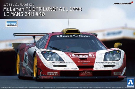 1/24 McLaren F1 GTR Long Tail 1998 Le Mans 24H No.40 - 14196