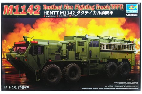 Trumpeter 01067 1/35 Scale M1142 HEMTT TFFT Tactical Fire Fighting Truck for sale online 