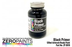 Zero Paints Black Primer/Micro Filler 100ml Airbrushing