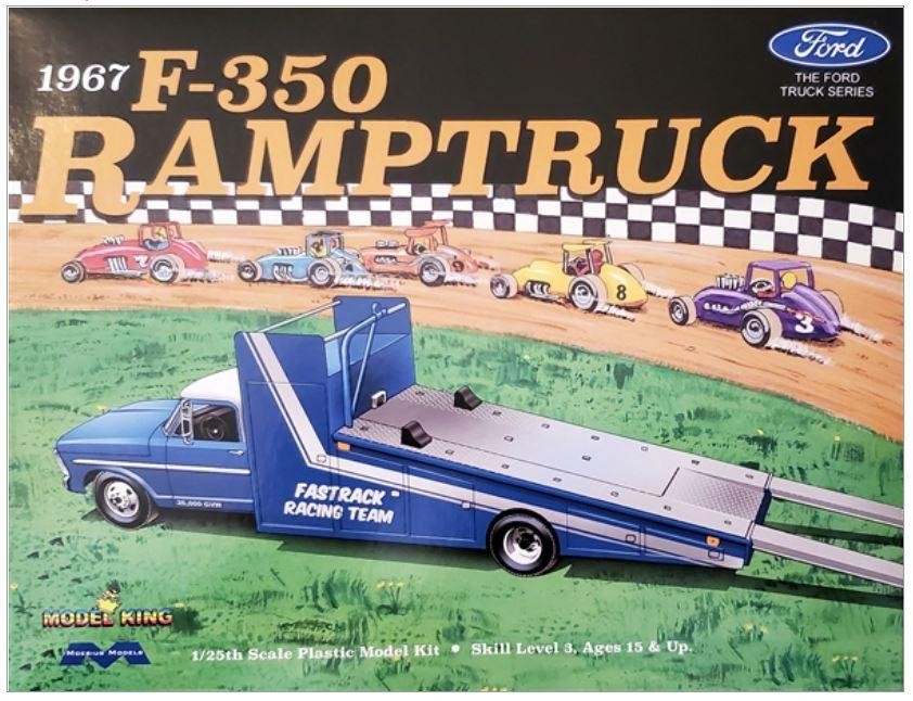 メビウスモデル 1/25 1967 FORD F-350 RAMP TRUCK - 模型/プラモデル