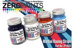 Zero Paints Martini Racing Colour Paint Set 4x30ml