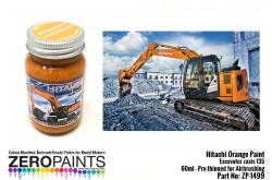 Zero Paints Hitachi Orange Excavator Colour Paint 60ml
