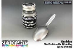 Zero Paints Aluminium Paint - 30ml - Zero Metal Finishes