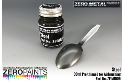Zero Paints Steel Paint - 30ml - Zero Metal Finishes - ZP-M1005