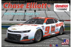 Salvino JR Models  2022 Next Gen Chevrolet Camaro Chase Elliott No. 9 - 1/24 Scale Model Kit