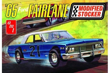 AMT 1965 Ford Fairlane Modified Stocker Race Car  - 1/25 Scale Model Kit