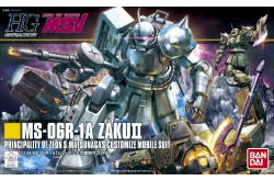 Bandai Gundam HGUC MS-06R-1A Zaku II Shin Matsunaga Figure Model Kit
