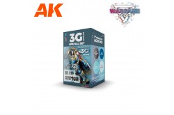 AK Interactive Wargame Color Set: Blue Armor - AK1063