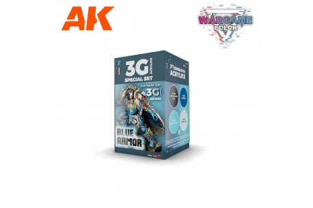 AK Interactive Wargame Color Set: Blue Armor - AK1063 