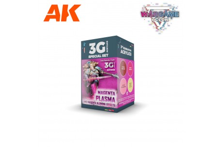 AK Interactive Wargame Color Set: Magenta Plasma and Glowing Effects - AK1068
