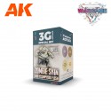 AK Interactive Wargame Color Set: Zombie Skin - AK1076