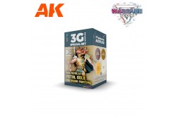 AK Interactive Wargame Color Set: Non Metallic Metal Gold - AK1077