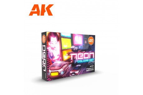 AK Interactive Neon Colors Set - AK11610