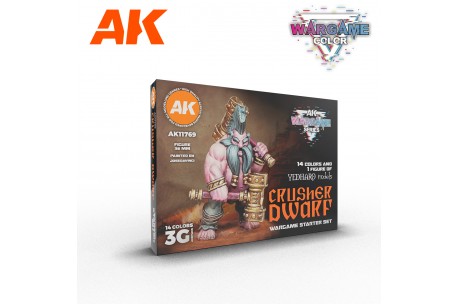 AK Interactive Wargame Color Starter Set: Crusher Dwarf - AK11769