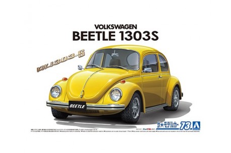 Aoshima Volkswagen 13Ad Beetle 1303S '73 - 1/24 Scale Model Kit 
