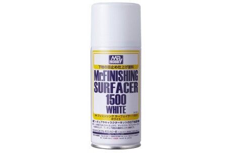 Mr Hobby - Mr. Finishing Surfacer White 1500  - 180ml Spray - B529 