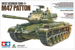 Tamiya West German Tank M47 Patton - 1/35 Scale Model Kit - 37028