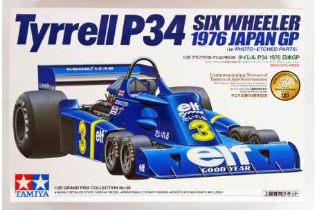 1/20 Tyrrell P34 Six Wheeler - w/Photo Etched Parts - 20058
