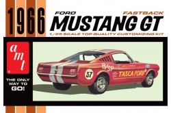 AMT 1966 Ford Mustang Fastback GT - 1/25 Scale Model Kit