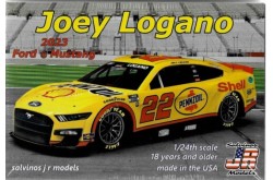 Salvino JR Models 2023 Joey Logano Ford Mustang (Primary Livery) - 1/24 Scale Model Kit