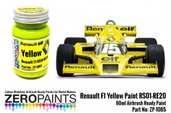 Zero Paints Renault F1 Yellow Paint RS01-RE20 60ml