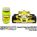 Zero Paints Renault F1 Yellow Paint RS01-RE20 60ml