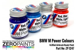 Zero Paints BMW M Power Colours Paint Set 4x30ml