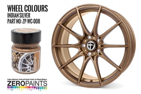 Zero Paints Indian Silver - Wheel Colours - 30ml - ZP-WC-008