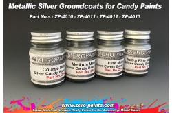 Zero Paints Extra Fine Metallic Silver Groundcoat for Candy Paints 60ml