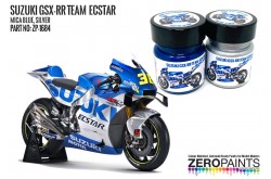 Zero Paints Team Suzuki ECSTAR GSX-RR Blue/Silver Paint Set 2x30ml