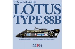 MFH Full Detail Kit Lotus Type 88B - 1/12 Scale Model Kit