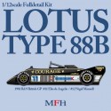 MFH Full Detail Kit Lotus Type 88B - 1/12 Scale Model Kit