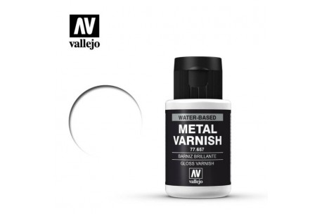Vallejo Metal Color Gloss Metal Varnish - 60 ml - 77657